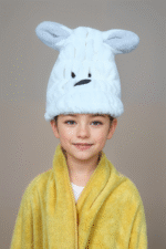 قبعه مايكروفاير الأطفال أرنب - Image 5